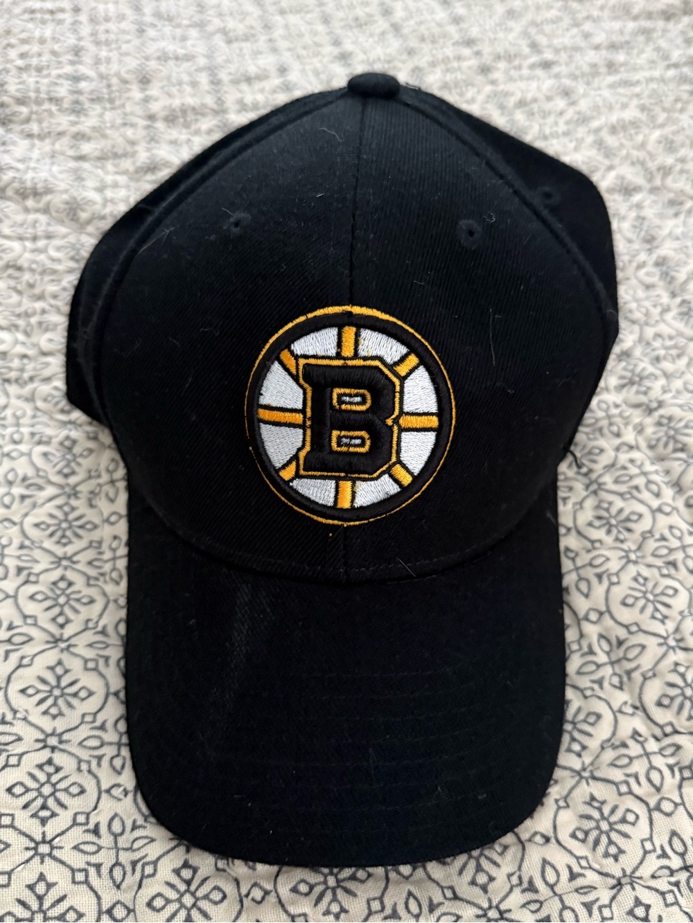 Reebok Black and Gold Embroidered Baseball Cap